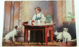 Egg O See 1907 Antique Advertising Postcard Jamestown Exposition Dog Cat... - £3.90 GBP