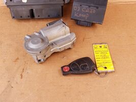 03 Mercedes W203 C240 ECU Engine Computer EIS Ignition FOB ISL Set A1121532979 image 2