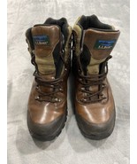 Vintage LL BEAN GoreTex Boots Leather Vibram Men's 10M Hiking Hunting Waterproof - $46.43