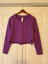 Lucy Women&#39;s Size Medium Purple Long Sleeve Sweatshirt - £15.78 GBP
