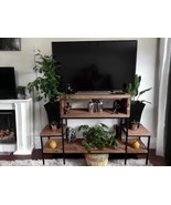 TV Stand / Shelving Unit  - Sleek , Vintage Style Using Reclaimed Scaffold Board - $11,081.38 MXN