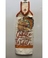 Gobble Wobble Thanksgiving Hanging Towel - $3.50