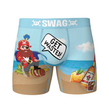 Looty the Pirate Get Wasted Swag Boxer Briefs Multi-Color - £17.65 GBP