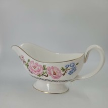 Royal Worcester Mikado Gravy Boat Very Good Condition 1983 Vintage Pink Flowers - £11.53 GBP
