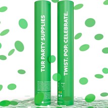 2 Pack Confetti Cannon Confetti Poppers | Biodegradable Green Confetti |... - £28.67 GBP