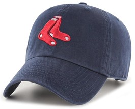 Boston Red Sox Fan Favorite Clean Up Alternate Navy Blue Hat Cap Adult One Size - £18.08 GBP