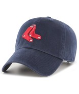 Boston Red Sox Fan Favorite Clean Up Alternate Navy Blue Hat Cap Adult O... - £18.09 GBP