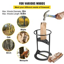 Divisor Leña Acero Herramienta Manual Carpintería Tira Goma Cuña Hacha... - $197.80