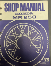 1975 1976 Honda MR250 Elsinore Motorcycle Service Manual OEM 6139501 - $39.99