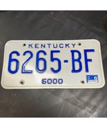 1998 Kentucky License Plate 6000 LB Truck # 6265-BF - £5.22 GBP