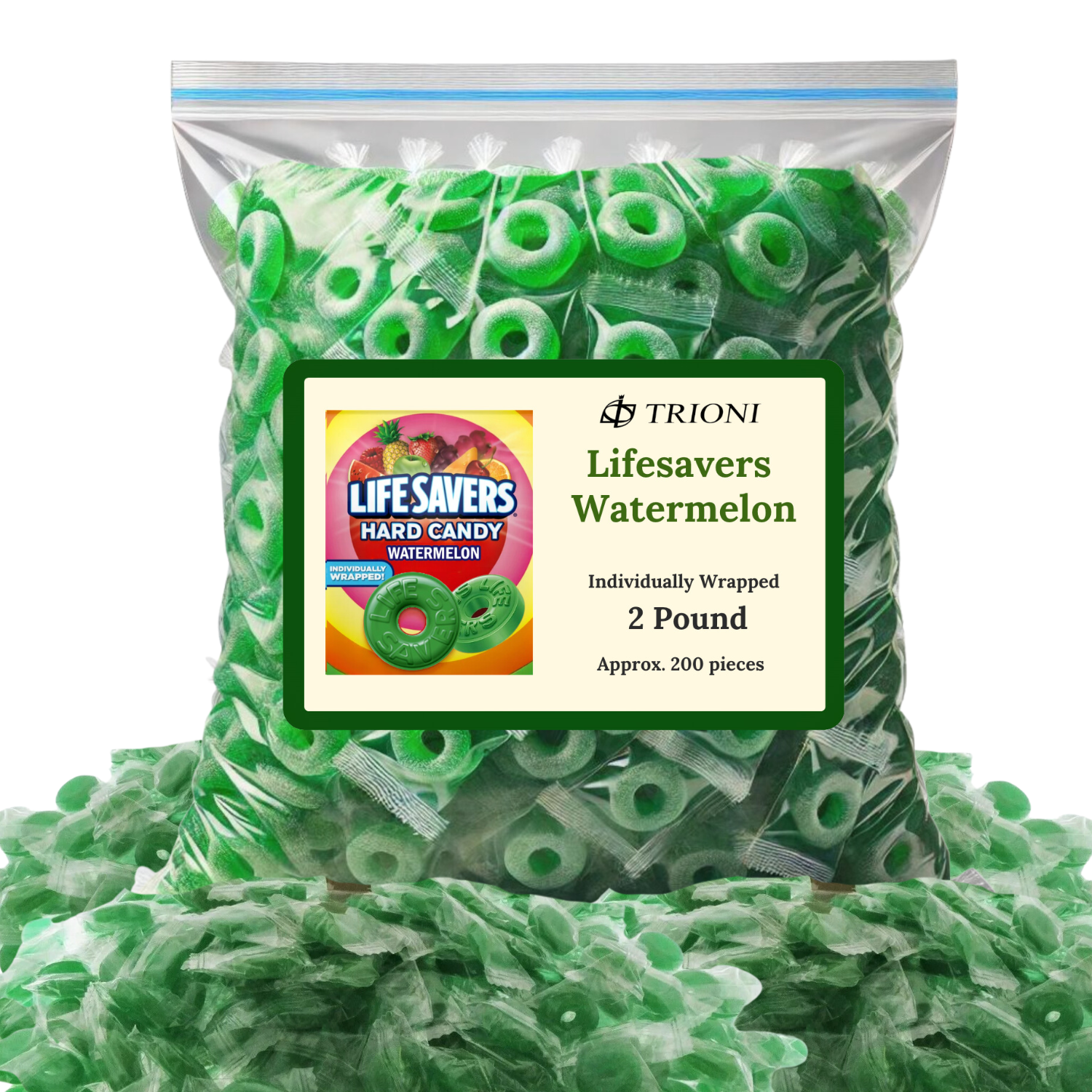 Life Savers Hard Candy Individually Wrapped - 2 LB of Lifesavers Watermelon - $22.97