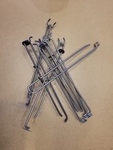 50pc 12 1/2&quot; x 1/4&quot; PEG BOARD HOOKS Retail with price tag provision, used - $547.14 MXN