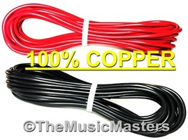 100% Copper 14 Gauge 10ft ea Red Black POWER WIRE 12V Auto Wiring Primary Cable - £10.83 GBP