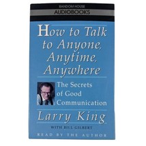 Larry King How to Talk to Anyone Anytime Anywhere Audiobook Cassette Tape - £13.16 GBP