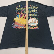 Gildan Heavy Cotton AVI RESORT BIRTHDAY Men's Blue Cotton Graphic T-Shirt Sz XL image 8