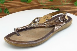 Born concept Sz 9 M Bronze Slingback Synthetic Women Sandals - £15.78 GBP