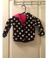Disney Minnie Mouse Toddler Girls Polka Dot Fleece Full Zip Hoodie Jacke... - £31.46 GBP