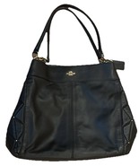 COACH LEXI BLACK LEATHER BAG - $1,599.42 MXN