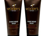 Woody&#39;s For Men Shave Relief Balm Smoothing Post Shave Balm 6 oz-2 Pack - $32.62