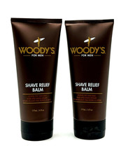 Woody&#39;s For Men Shave Relief Balm Smoothing Post Shave Balm 6 oz-2 Pack - $32.62