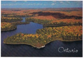 Postcard Autumn In Ontario Aerial View 4 1/2&quot; x 6 3/4&quot; - $3.95