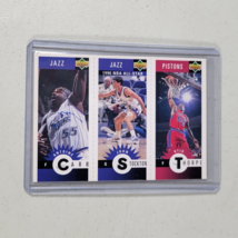 Otis Thorpe John Stockton Antoine Carr #M174 1996-97 Upper Deck 3 In 1 Mini Card - £6.83 GBP