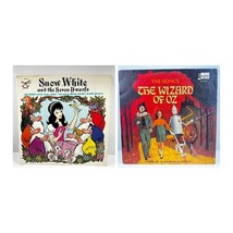 Snow White &amp; 7 Dwarfs &amp; The Songs From The Wizard Of Oz 1969 LP Vinyl Go... - £13.75 GBP