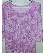 Pink Floral Embellished Top 1x White Stag - €13,11 EUR