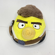 Angry Birds Star Wars Plush Yellow Bird As Han Solo Stuffed Animal 9&quot; - £10.41 GBP