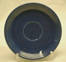 Fiestaware Dark Cobalt Blue Saucer Fiesta HLC Homer Laughlin USA Vintage MCM - $12.86