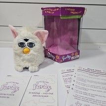 1998 ELECTRONIC FURBY Model 70-800 Tiger White Body Pink Ears - $34.65