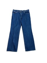 Vintage Levis 517 Orange Tab Mens Jeans Size 40 X 32 Boot Cut Dark Wash USA - £77.12 GBP