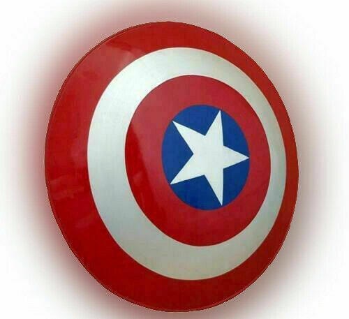 Primary image for Captain America Shield Metal Prop Screen Accurate Collectible Item Gift