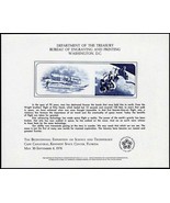 BEP B-36 Souvenir Card Bicentennial Cape Canaveral 1976, Kitty Hawk / Sp... - $5.88