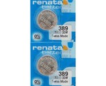 Renata 389 SR1130W Batteries - 1.55V Silver Oxide 389 Watch Battery (10 ... - £4.08 GBP+