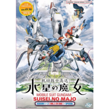 DVD Mobile Suit Gundam: Suisei No Majo Season 1+2 (1-24 End)+Special English Dub - £24.90 GBP