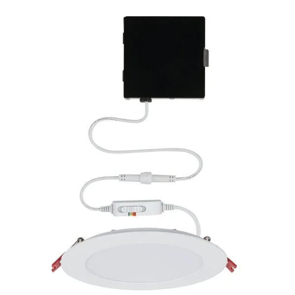 Globe Electric Ultra Slim 6 in. Color Selectable Canless Recessed LED Ki... - $15.74