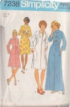 Simplicity Pattern 7238 Size 12 Misses' Robes 2 Lengths - $3.00