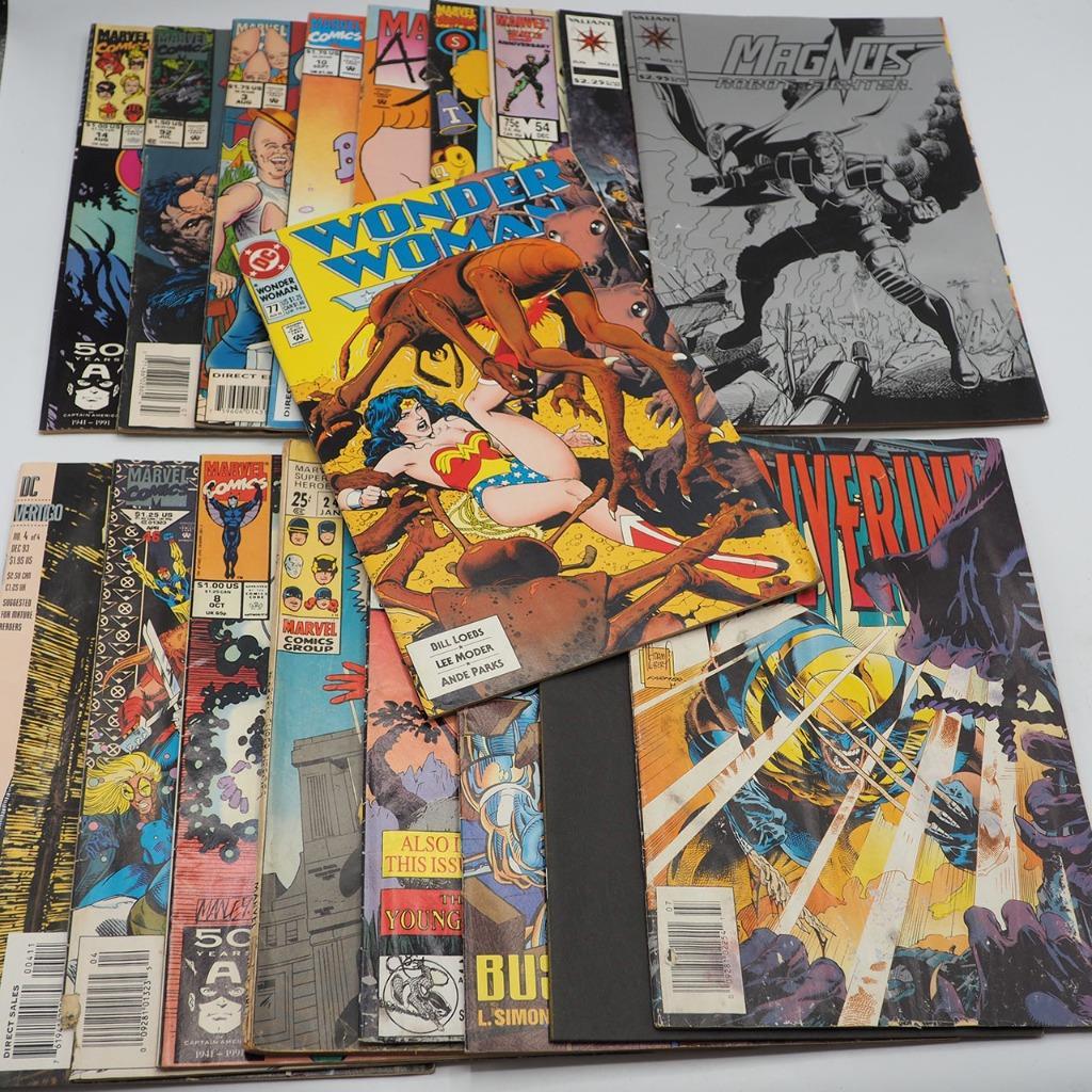 Lot of 18 Marvel & DC Super Hero Comic Books - $24.74