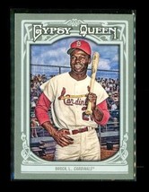 2013 Topps Gypsy Queen Baseball Trading Card #82 Lou Brock St Louis Cardinals - £6.61 GBP
