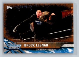 Brock Lesnar #24 2017 Topps WWE Road To Wrestlemania WWE Bronze - £1.57 GBP