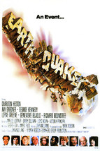 Earthquake movie poster artwork Charlton Heston Victoria Principal 8x12 ... - £9.21 GBP