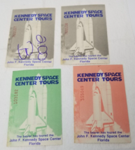 Kennedy Space Center Tour Tickets 1984 Set of 4 Space Shuttle Green Red ... - $18.95