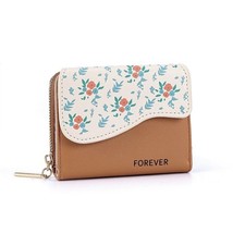 Short Wallet for Women,Snap Closure Trifold Wallet,Credit Card Holder Coin Purse - £13.58 GBP