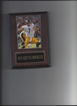 Ben Roethlisberger Plaque Pittsburgh Steelers Football Nfl - £3.20 GBP