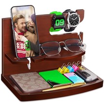 Gifts For Men Dad Husband Him - Stocking Stuffers For Men, Wood Phone Do... - £14.83 GBP