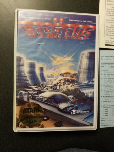 Stratos Adventure International Atari 400 800 XL XE Home Computers vintage game Item image 2