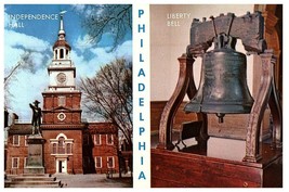 Lot 3 Liberty Bell Independence Hall Philadelphia Pennsylvania Postcard - £5.33 GBP
