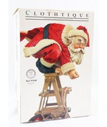 VINTAGE in BOX Clothtique Santa Possible Dreams Collection #3598 - £100.51 GBP