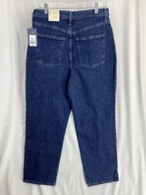 Universal Thread Size 10 Vintage Stretch Strait Leg Women&#39;s Denim Blue Jeans - £14.85 GBP